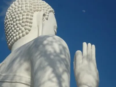 Sri Lanka Anuradhapura Boeddha Wit Groot