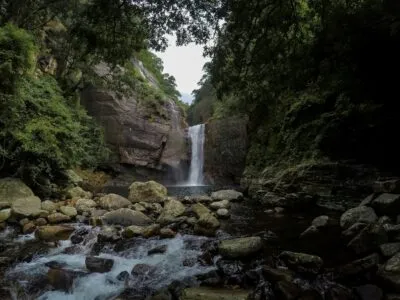 Sri Lanka Knuckles Mountain Range Kleine Waterval