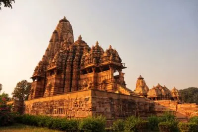India Panna Tempel Khajuraho Zon Bruin